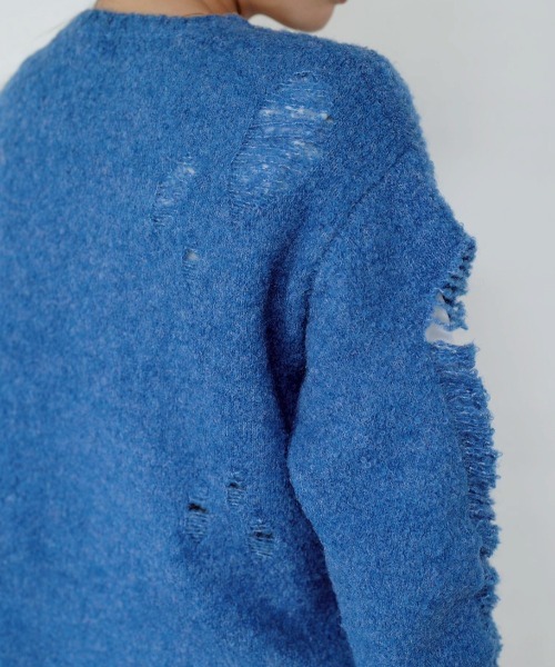 HCAE ループヤーンダメージニット | IKG crossing