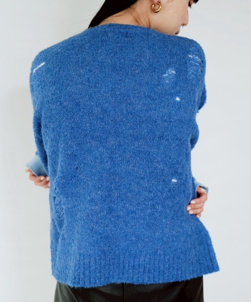 HCAE ループヤーンダメージニット | IKG crossing