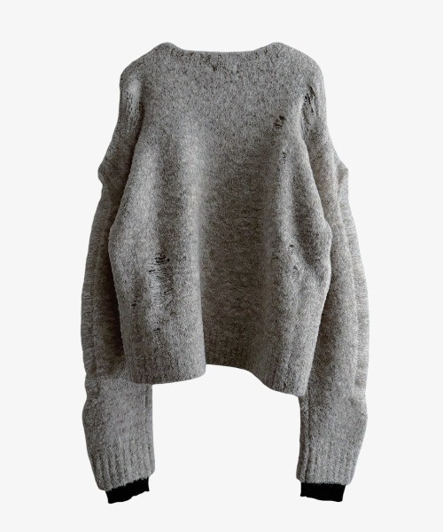 HCAE ループヤーンダメージニット | IKG crossing