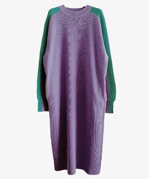 新品✨️HCAE カラーブロックニットドレス ワンピース 2024AW 完売品 新品✨️HCAE カラーブロックニットドレス ワンピース 2024AW 完売品