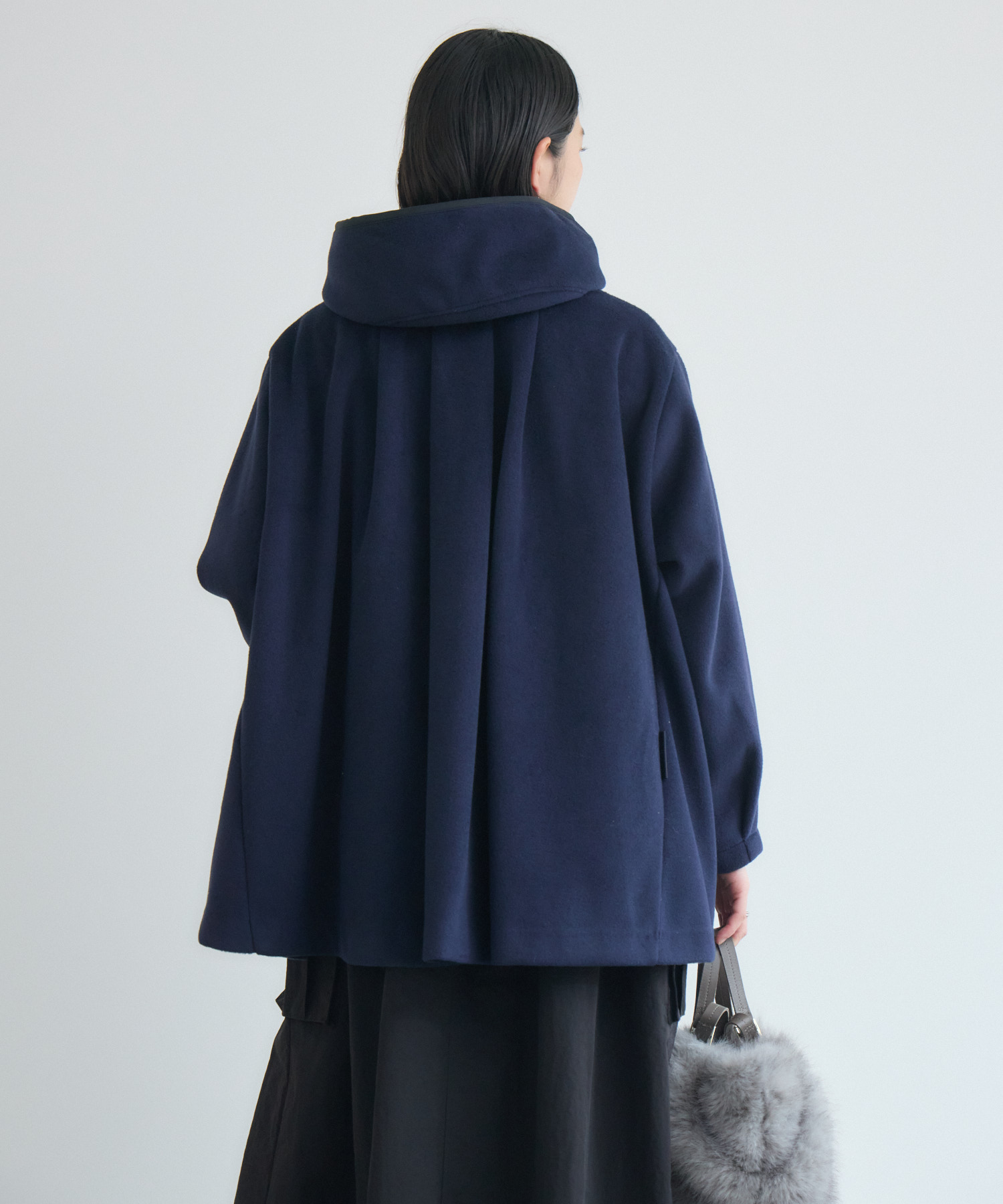 1％ ZIPポンチョ風コート | IKG crossing