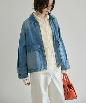 大人気即完売　ウォッシュドDEMIMブルゾン フルカウント FULL COUNT デニムジャケット 2978-2102SS