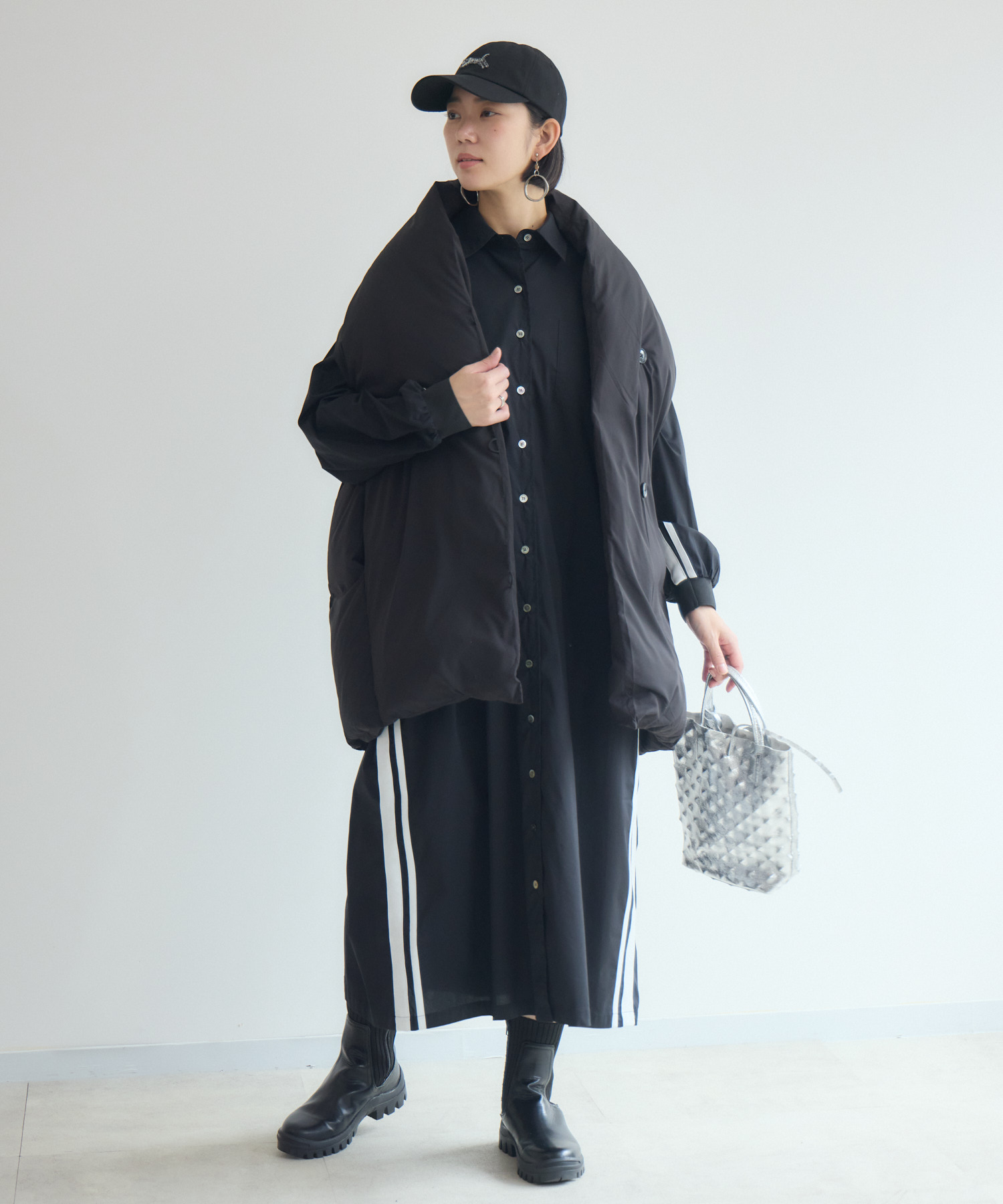 CYAN ストールライクダウンベスト | IKG crossing