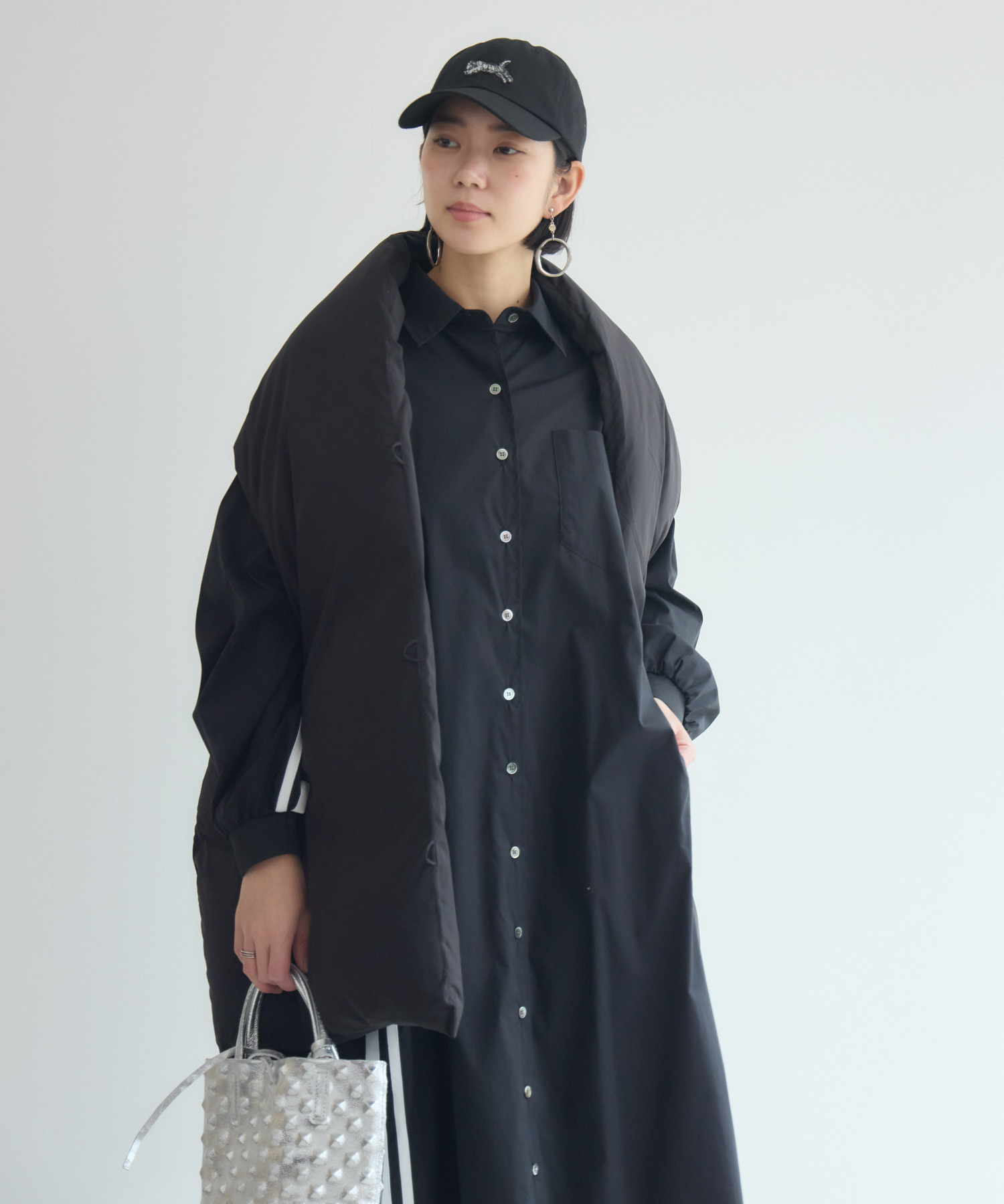 CYAN ストールライクダウンベスト | IKG crossing