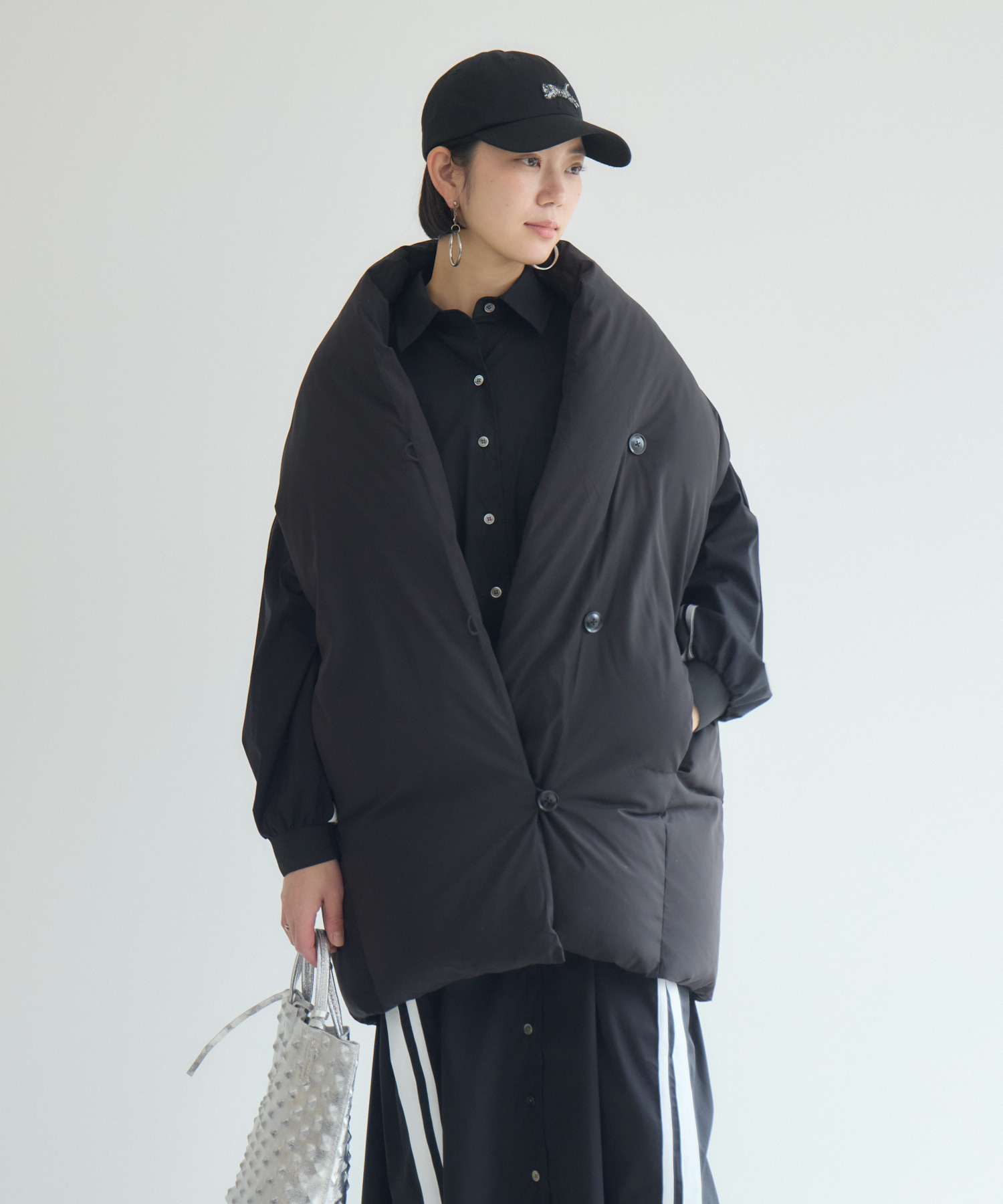 CYAN ストールライクダウンベスト | IKG crossing