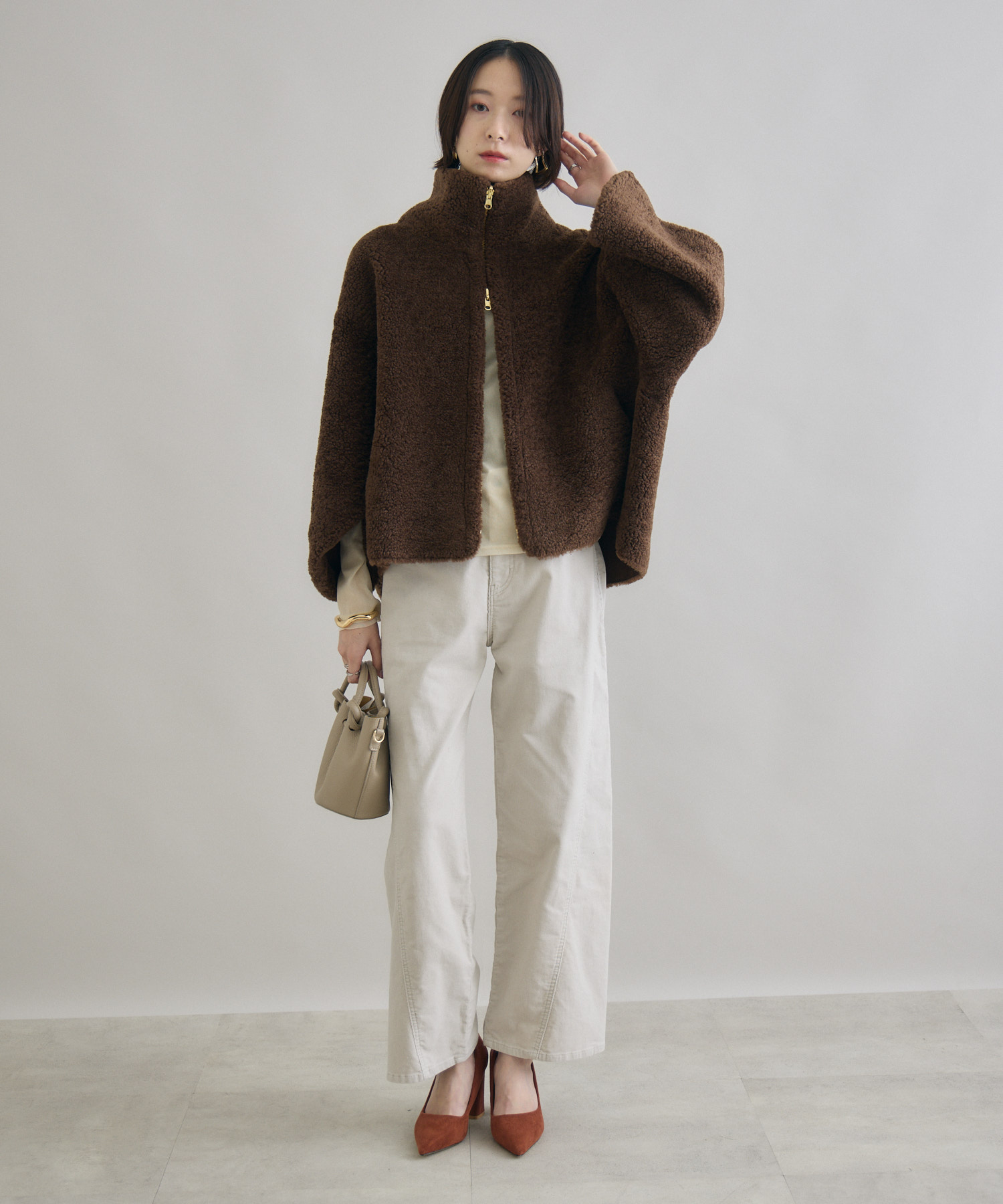 SUGAR ROSE リバーシブルボアブルゾン | IKG crossing