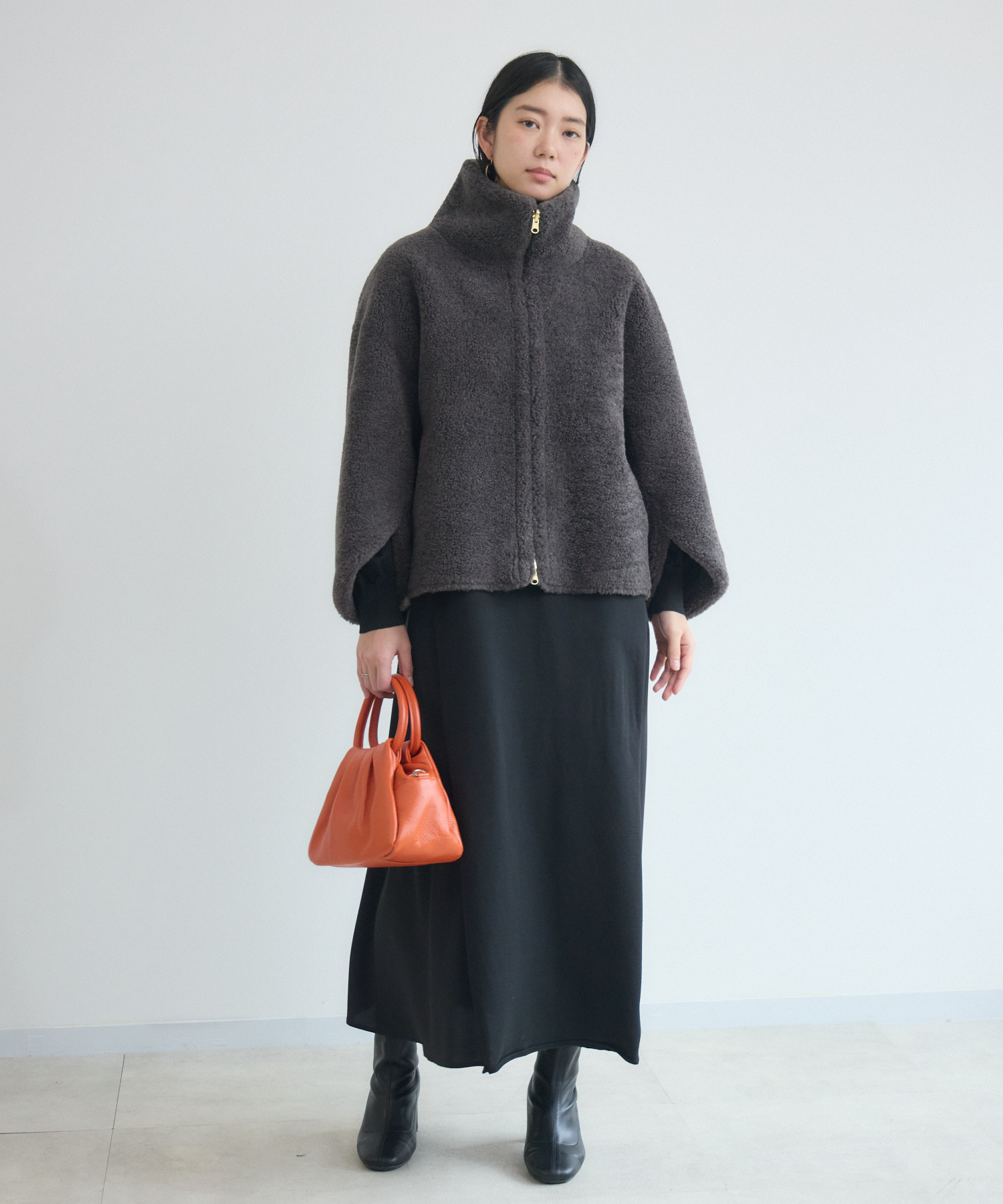 リバーシブルボアブルゾン SUGAR ROSE リバーシブルボアブルゾン | IKG crossing