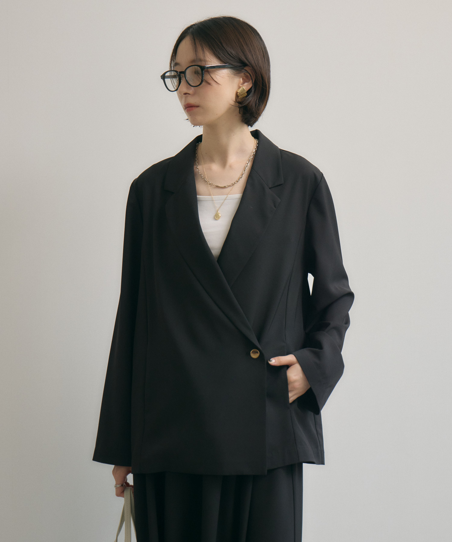 マガリ　セミカシュクールジャケット SUGARROSE カシュクールデザインジャケット | IKG crossing