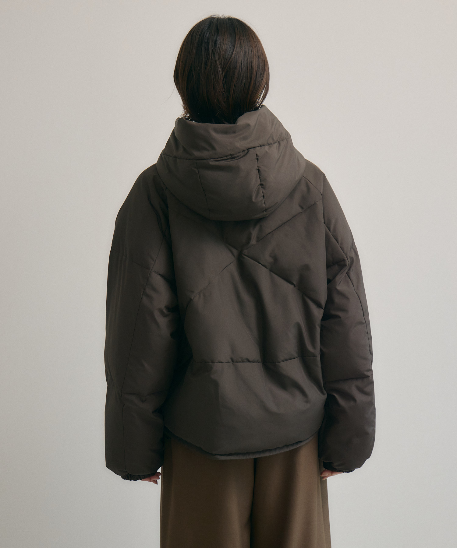 cloche 発熱中綿混ダウンジャケット | IKG crossing