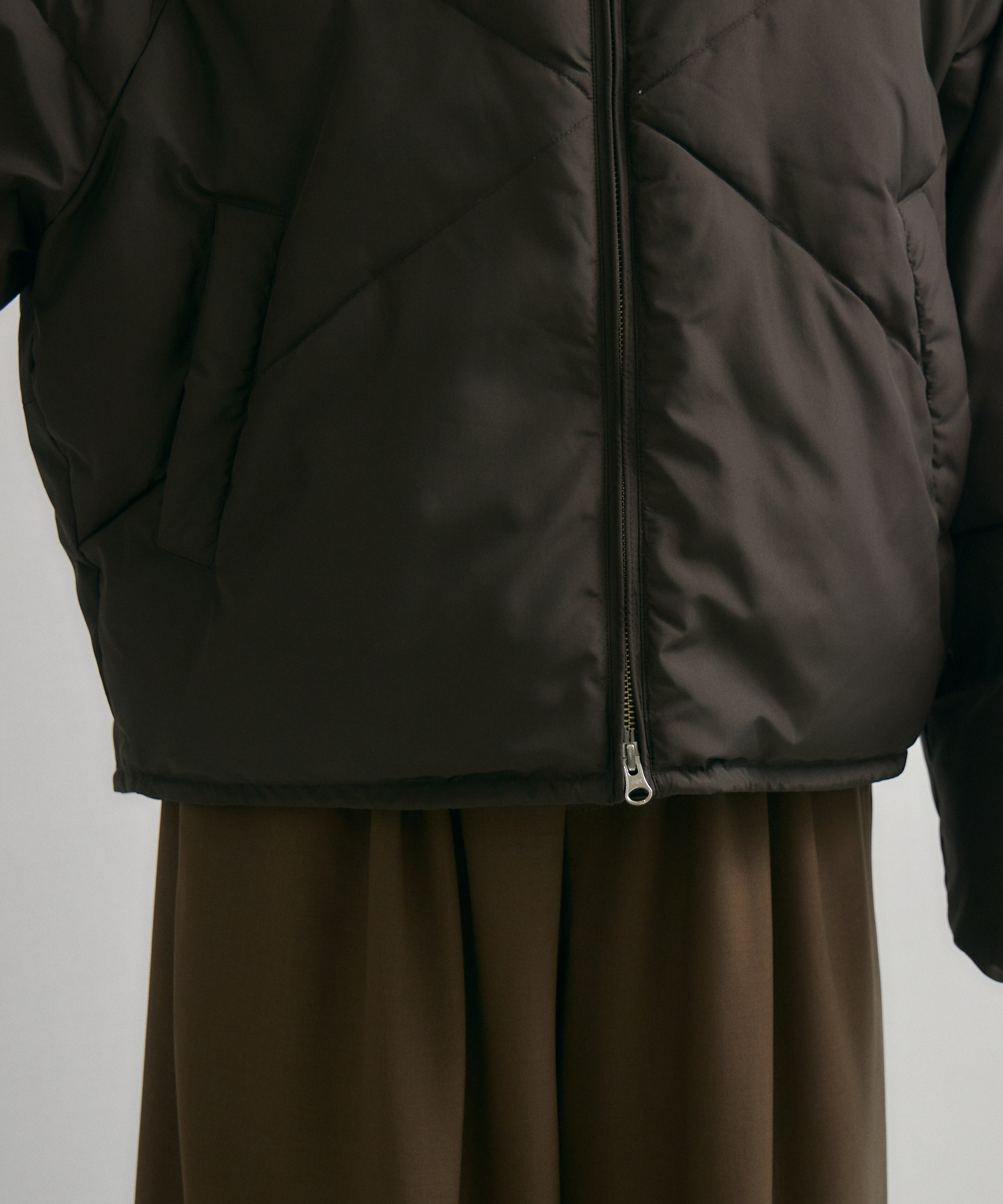 cloche 発熱中綿混ダウンジャケット | IKG crossing