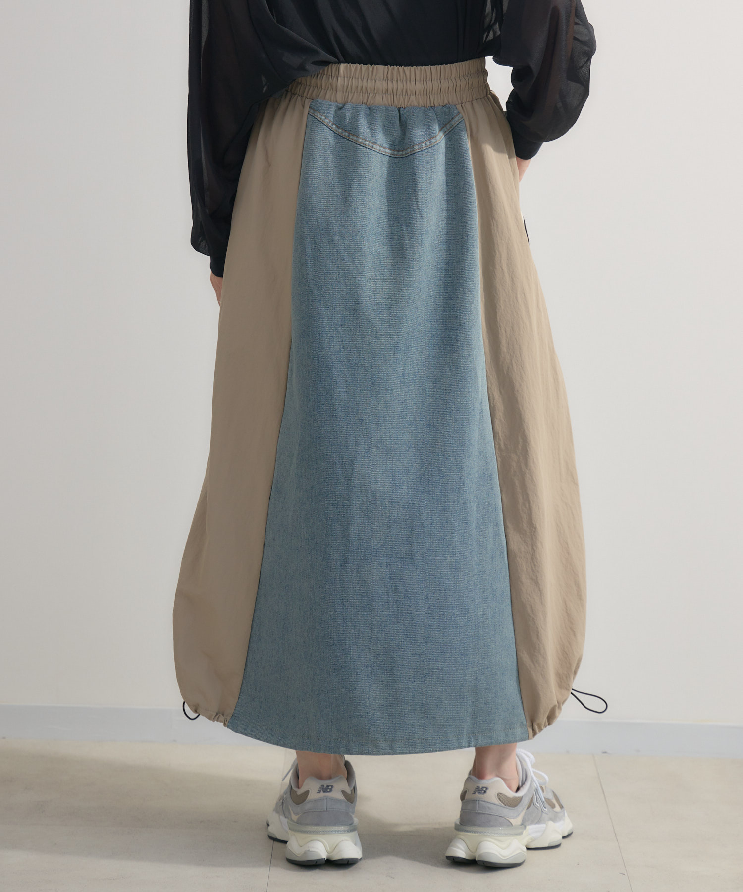新品未使用 異素材サイドラインデニムスカート 楽天市場】異素材MIXサイドラインデニムスカート 異素材MIX