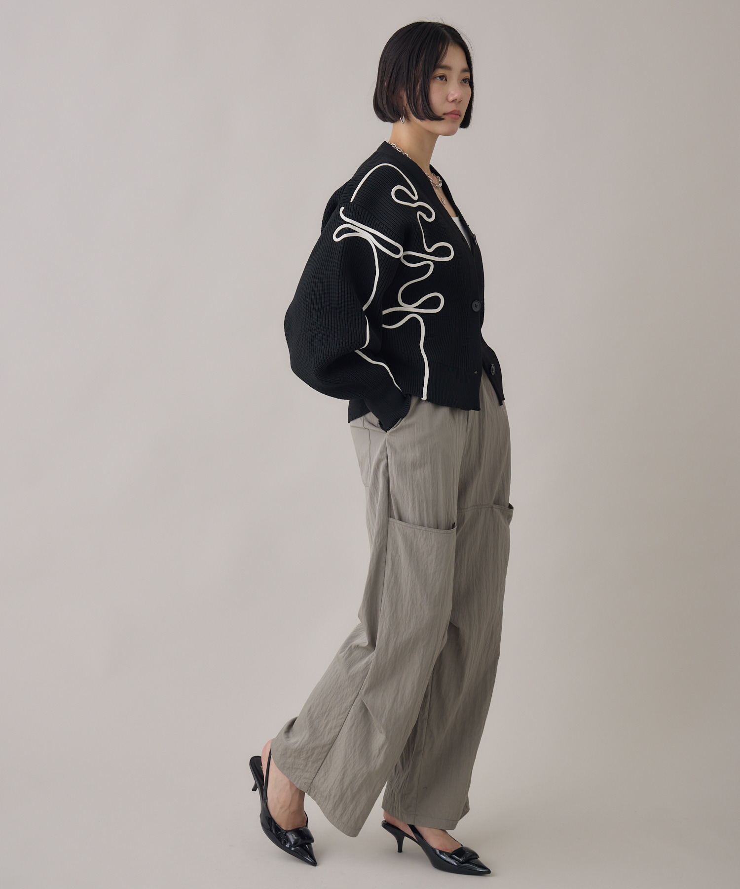 別注刺繍コードカーディガン | IKG crossing