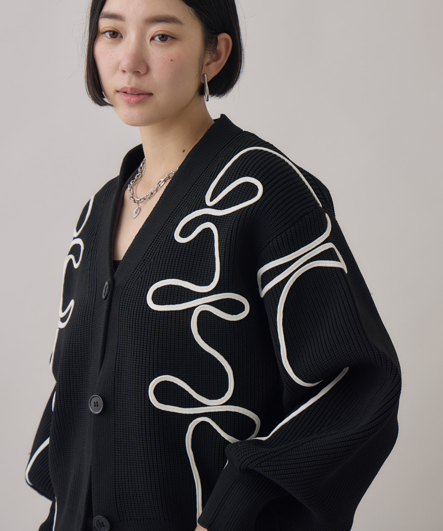 別注刺繍コードカーディガン | IKG crossing