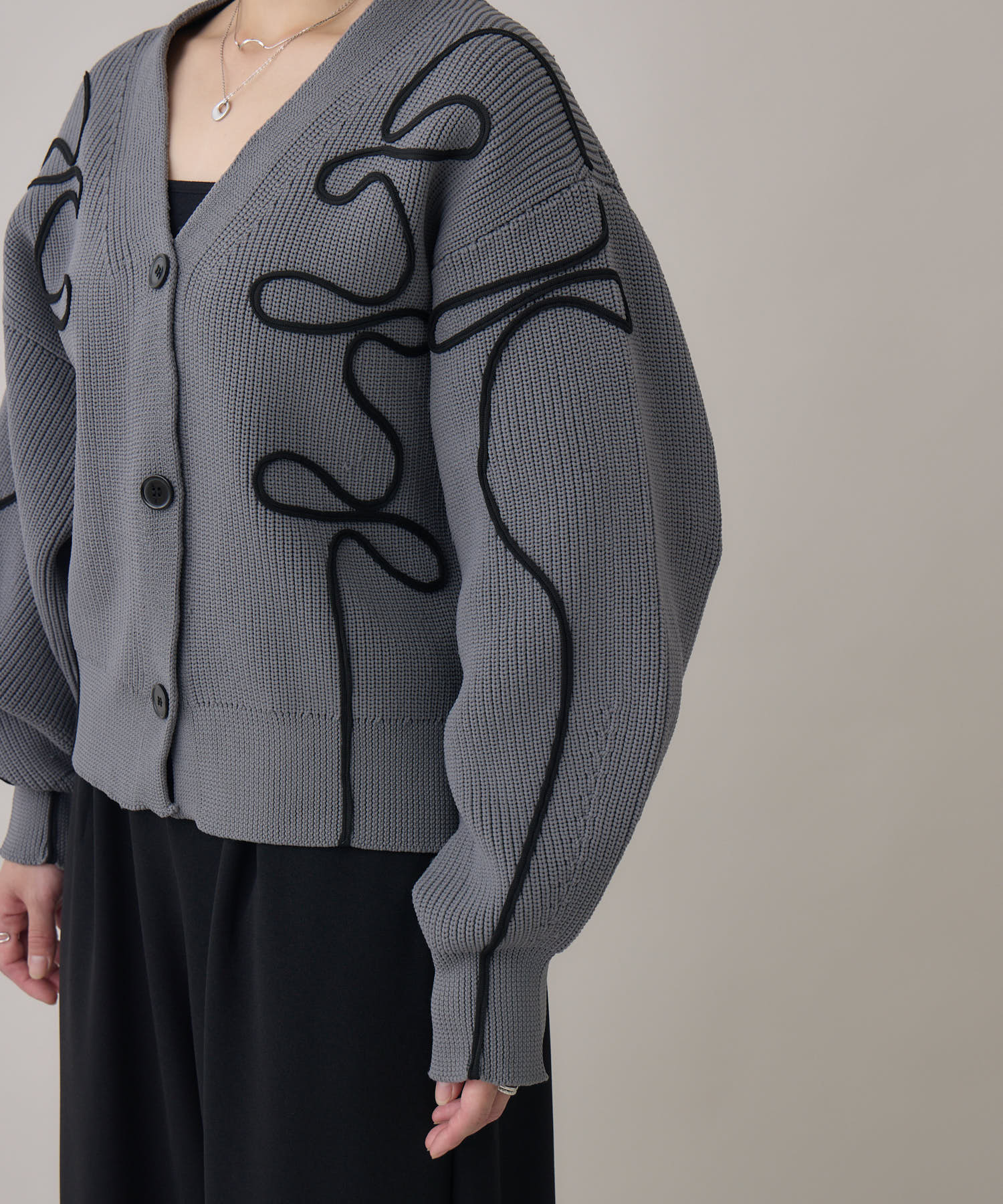 別注刺繍コードカーディガン | IKG crossing