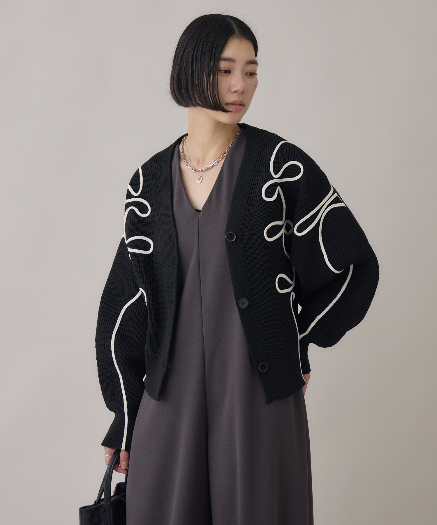 別注刺繍コードカーディガン | IKG crossing