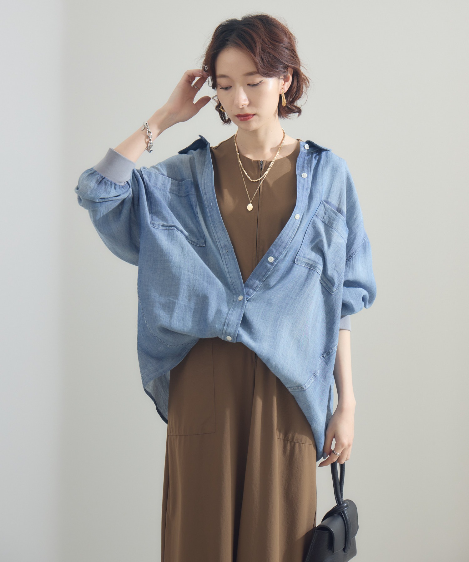 WEB限定】Dignite Collier シアーデニムシャツ | IKG crossing