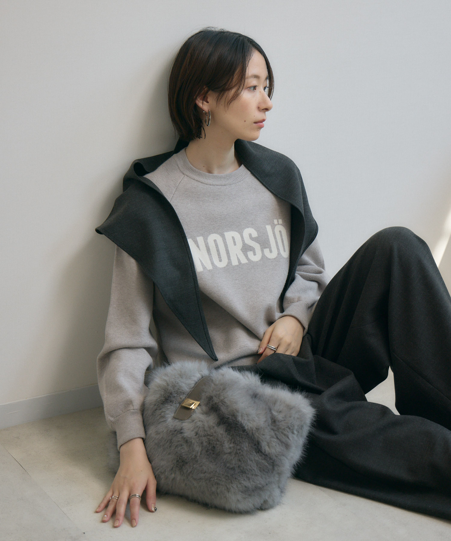 再値下げ！【新品】Khaju(カージュ)WEB限定ジャガードニットカウチン Java ブルゾン アウター ジャバコラボ」大人のカウチン。ロービング