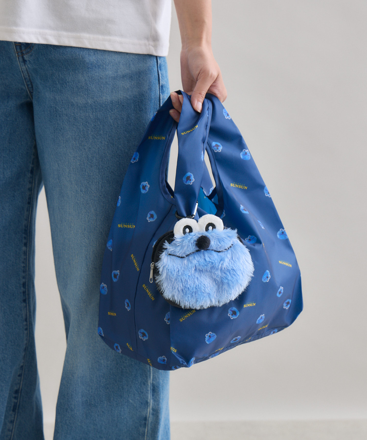 パペットスンスン】ポーチ付エコバッグ | IKG crossing