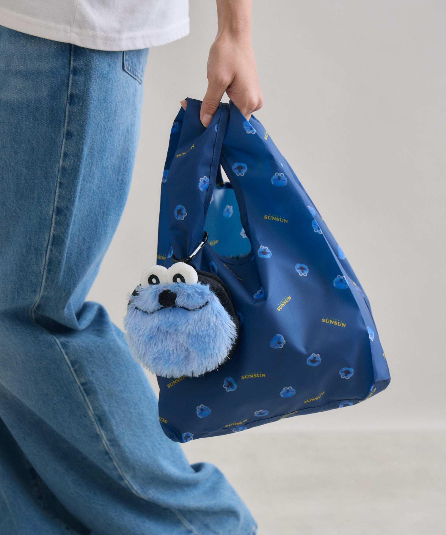 パペットスンスン】ポーチ付エコバッグ | IKG crossing