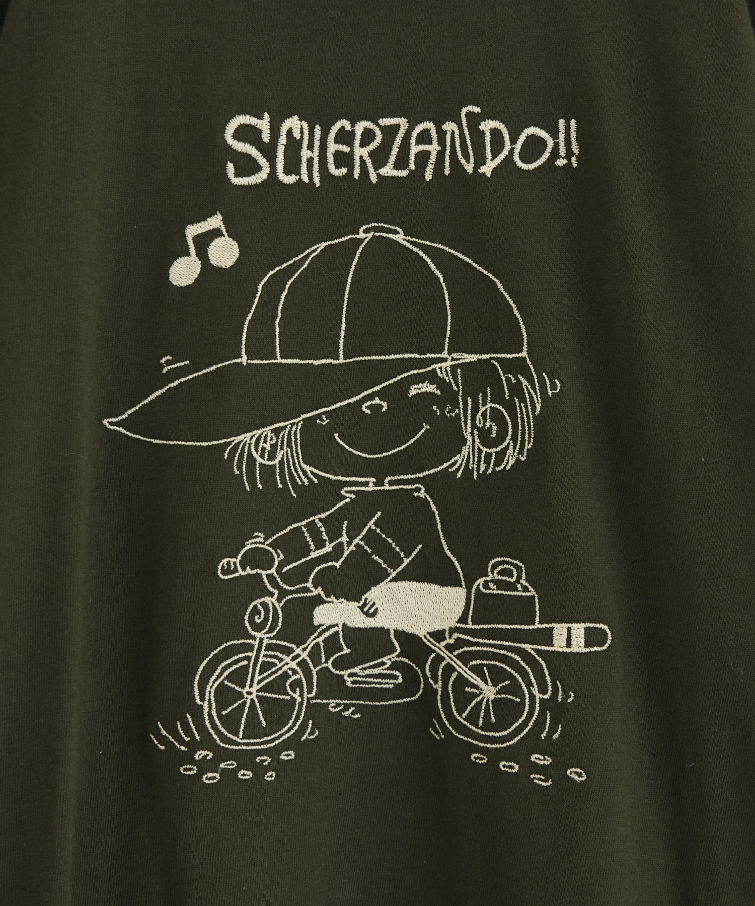 水森亜土 】刺繍ロングスリーブTシャツ | IKG crossing