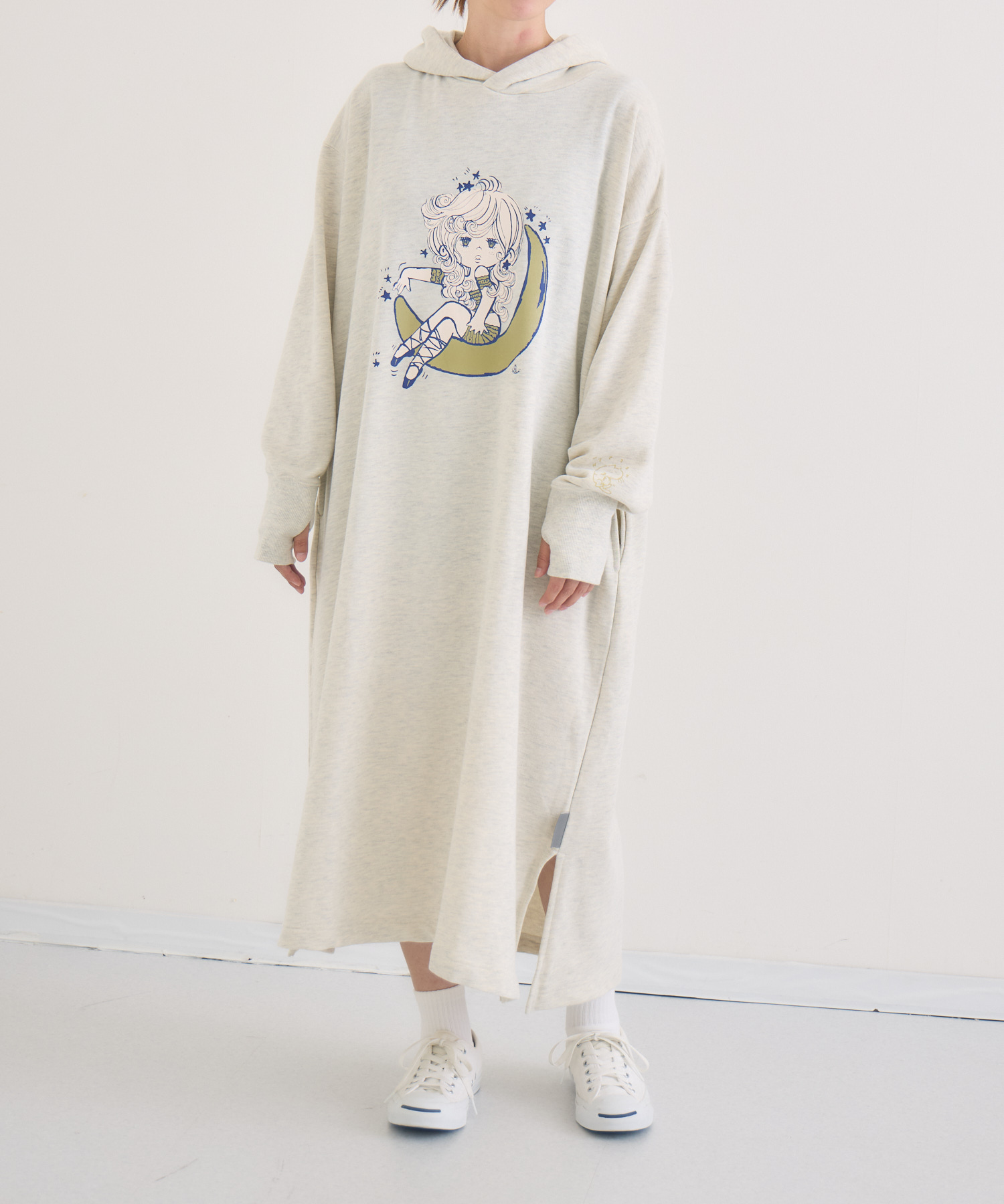水森亜土 】リラックスパーカーワンピース | IKG crossing