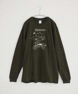 水森亜土 】刺繍ロングスリーブTシャツ | IKG crossing