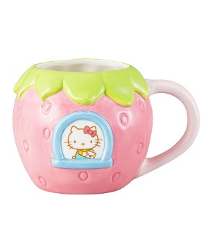 ハローキティ（キティのおうち 2005年製陶器）になります。 陶器製 マグカップ 290ml カップ コップ 美濃焼き 陶器 キャラクター