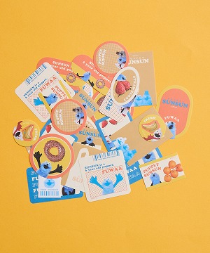 パペットスンスン シールフレーク まとめ売り 大量セット パペットスンスン】フレークシール | IKG crossing