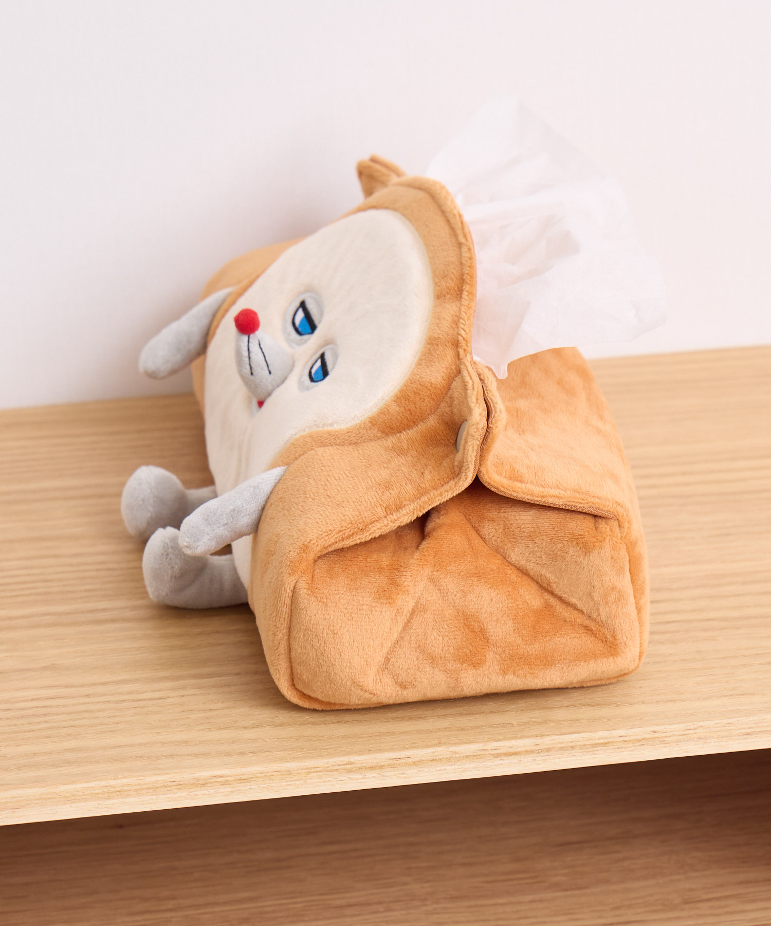 パンどろぼう】ドアップぬいぐるみティッシュケース | IKG crossing