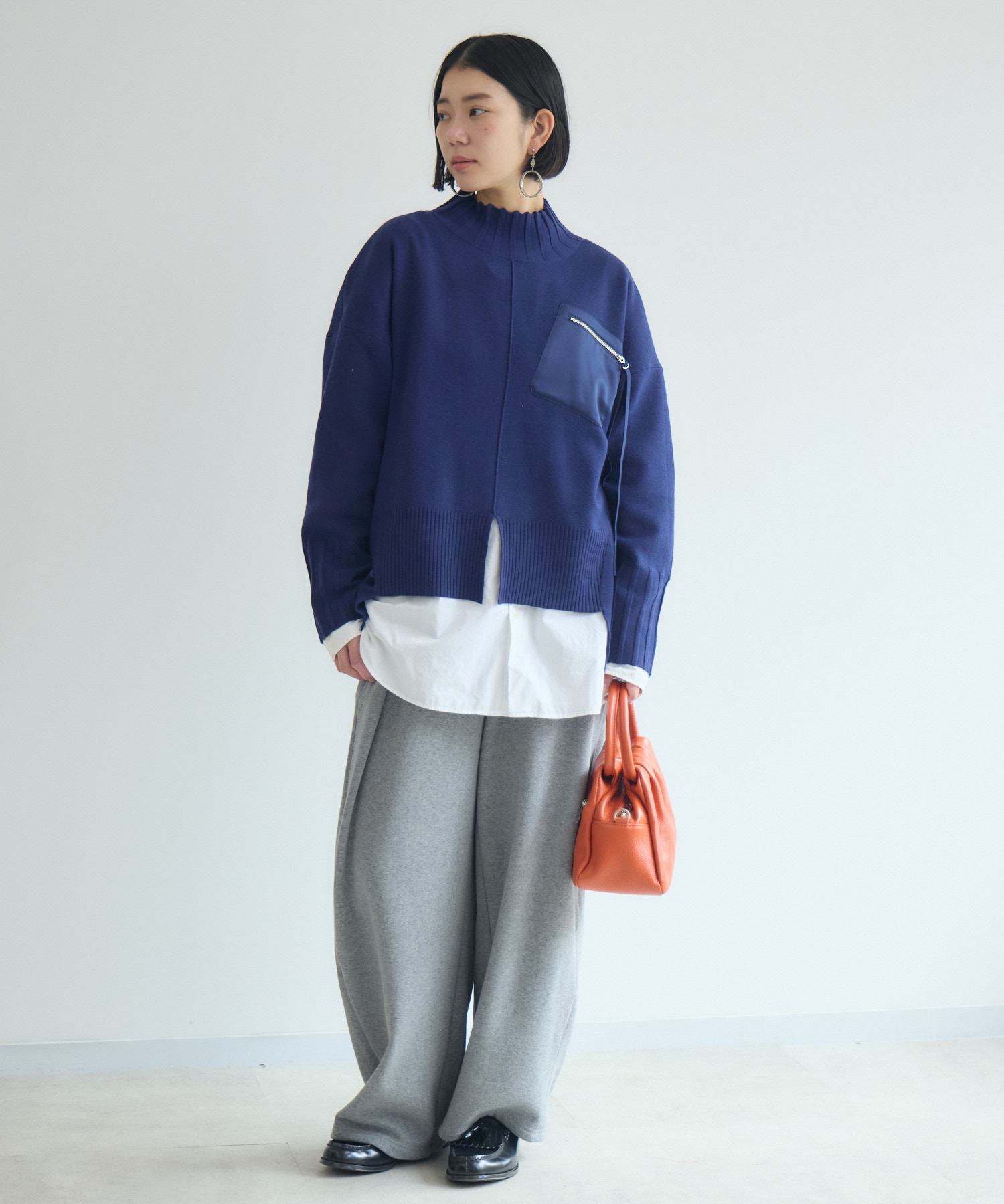 cloche 裏起毛カーブシルエットパンツ | IKG crossing