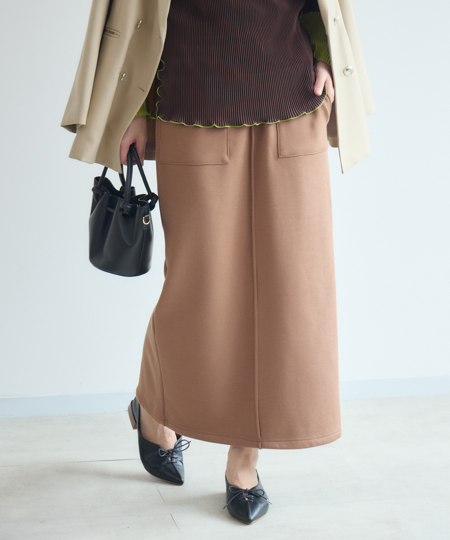 cloche 裏起毛アイラインスカート | IKG crossing