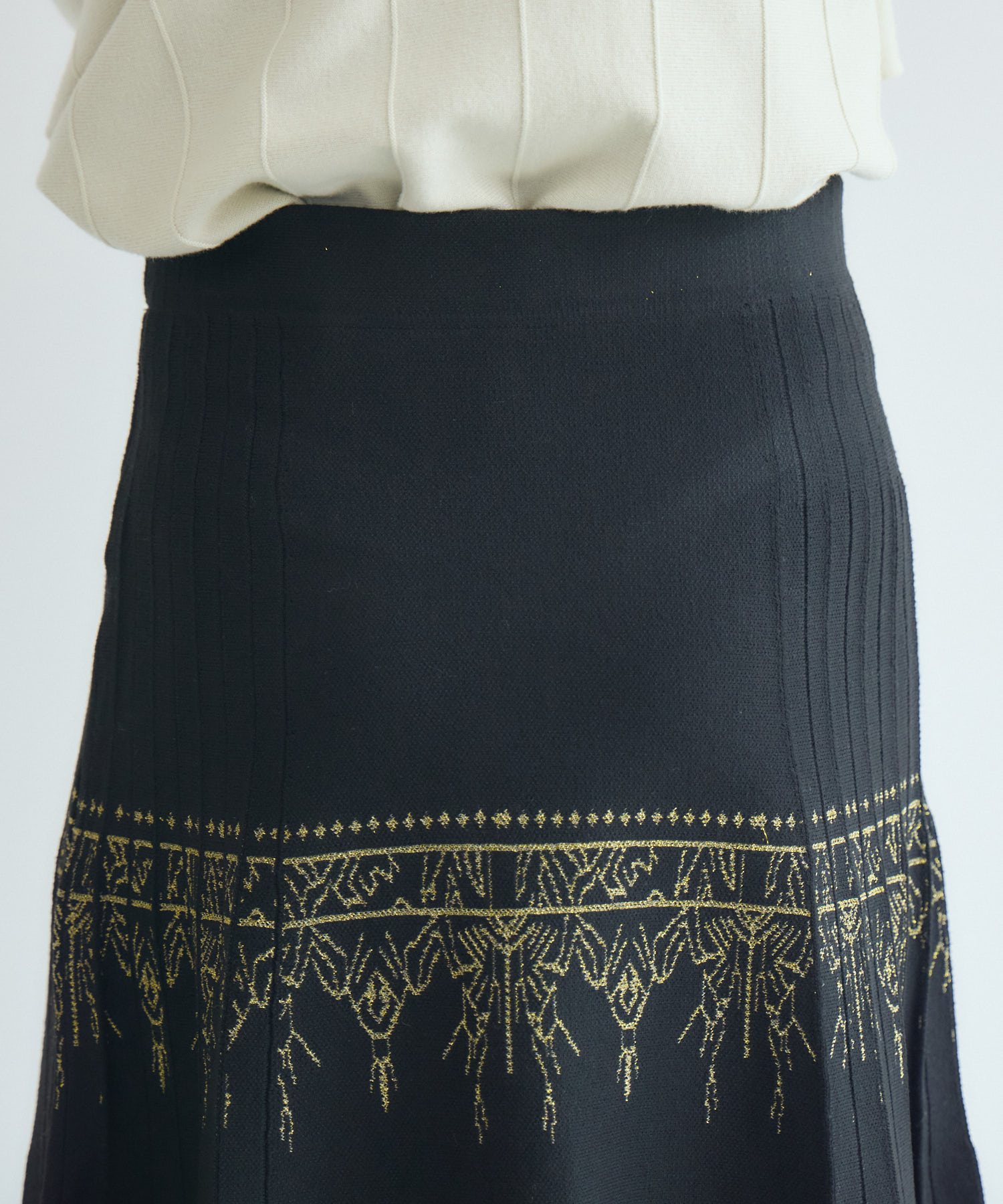 ラメ糸ニットスカート | IKG crossing