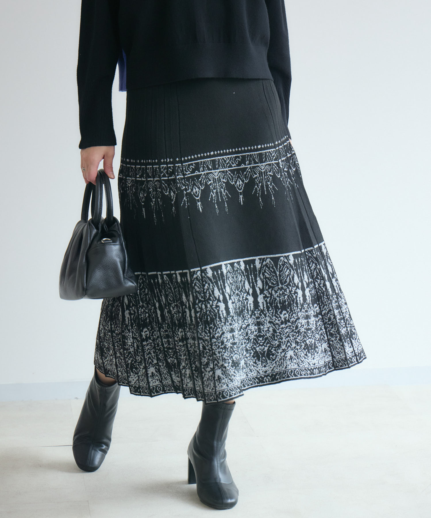 ラメ糸ニットスカート | IKG crossing