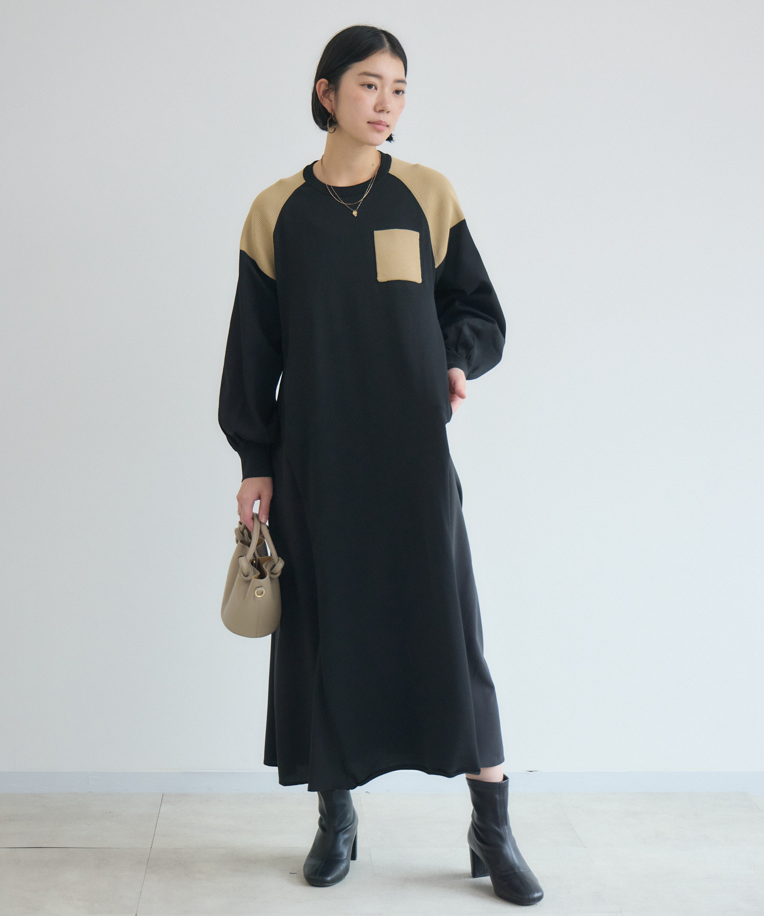 ROSIEE ミリタリー風ドッキングワンピース | IKG crossing