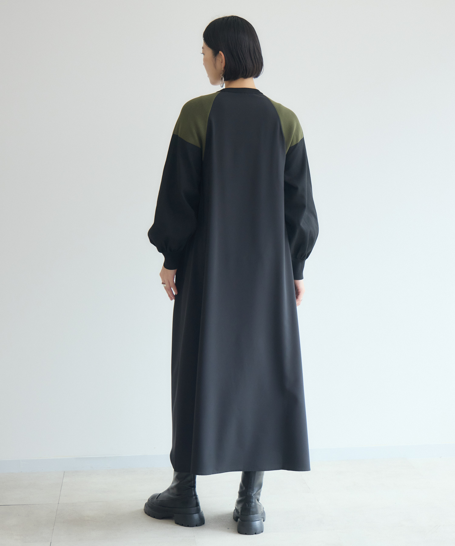 ROSIEE ミリタリー風ドッキングワンピース | IKG crossing