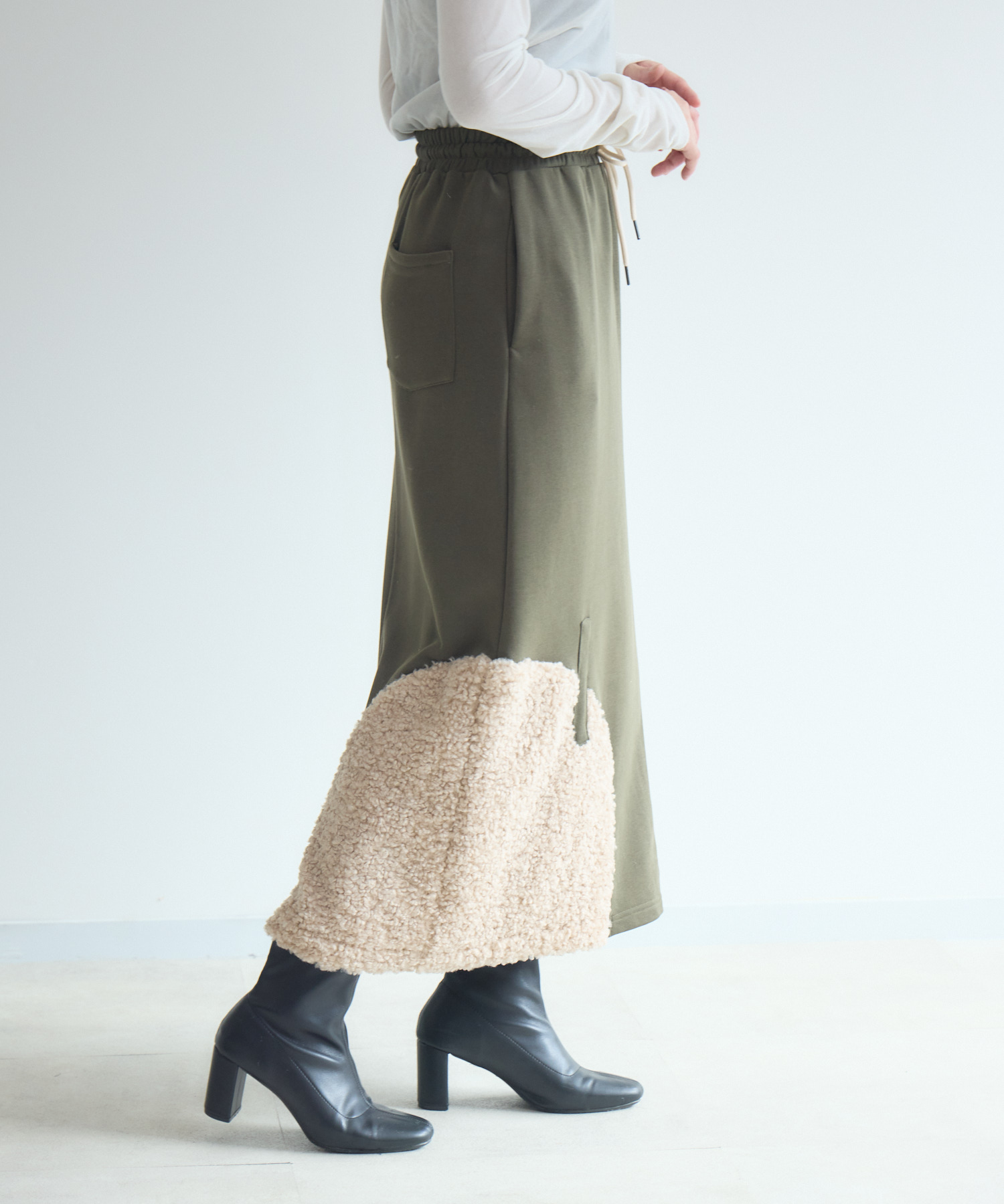 PGG新品タグ付きスカート GeeRA（ジーラ） スカート 「新色追加」すっきり見え！ストレッチ