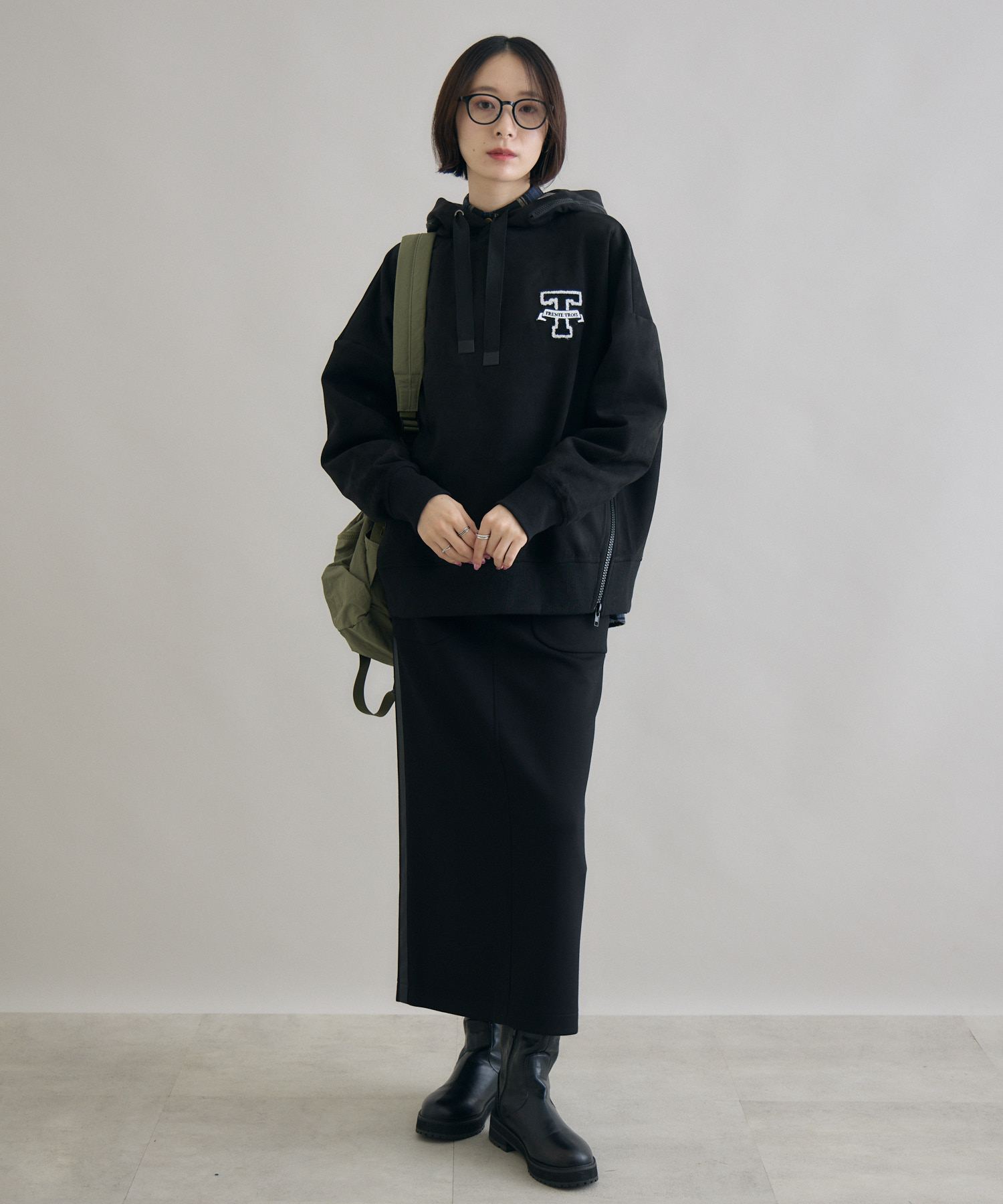 33℃ カレッジスエードポンチパーカー | IKG crossing