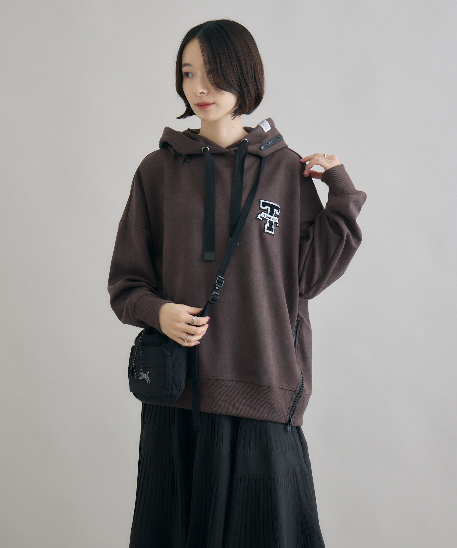 33℃ カレッジスエードポンチパーカー | IKG crossing