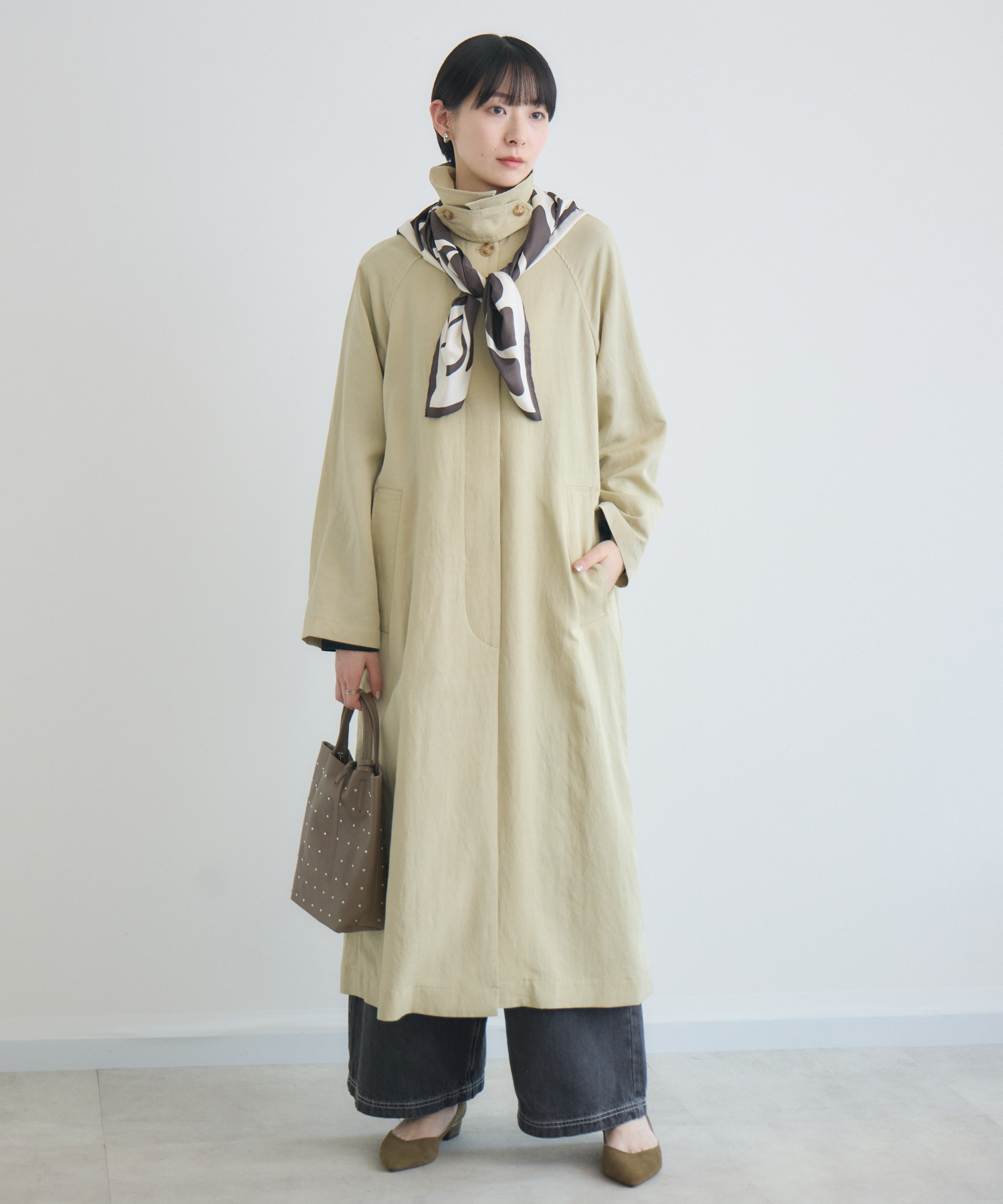 cloche メンズライクロングコート | IKG crossing