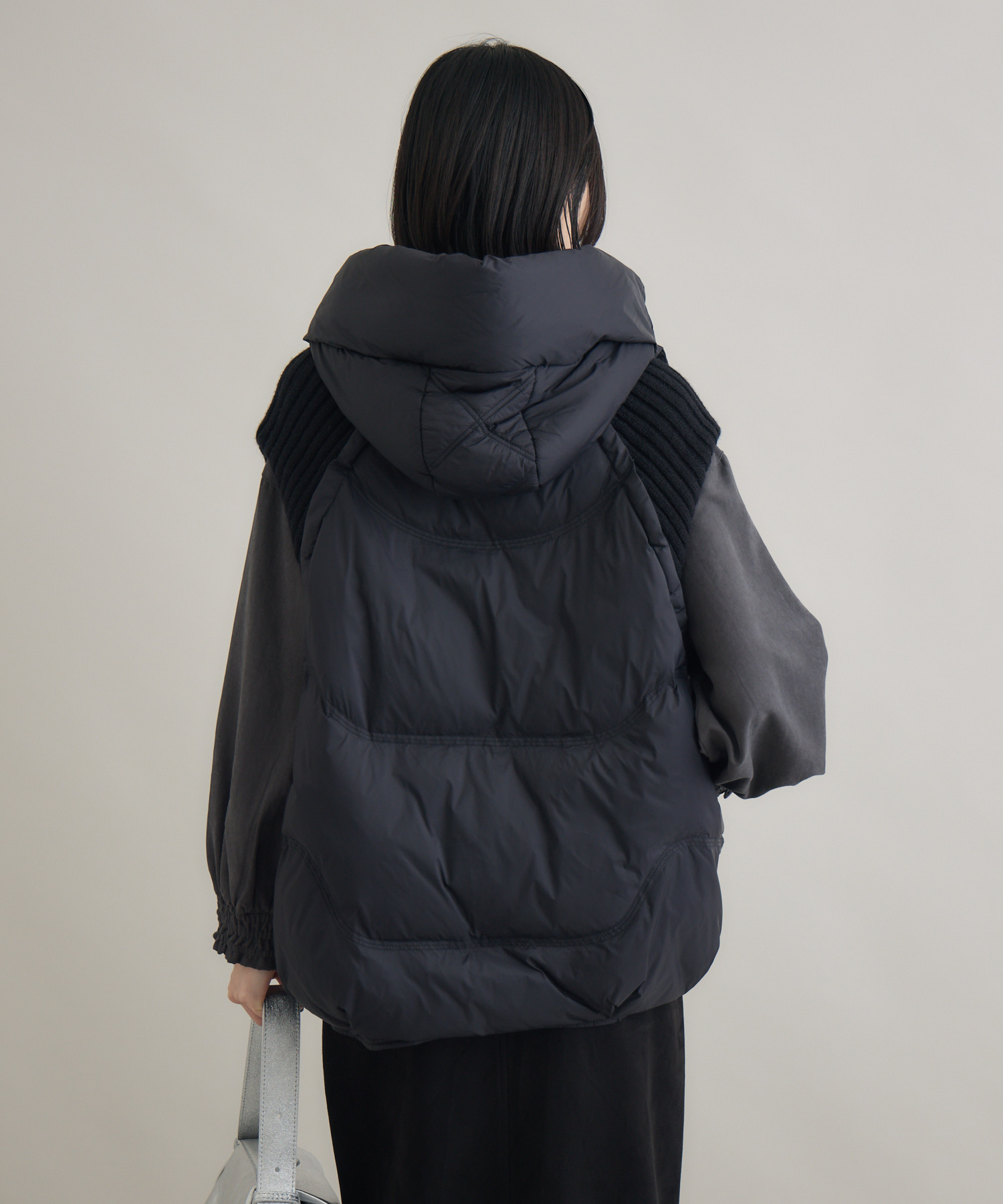 ニットドッキング中綿ベスト | IKG crossing