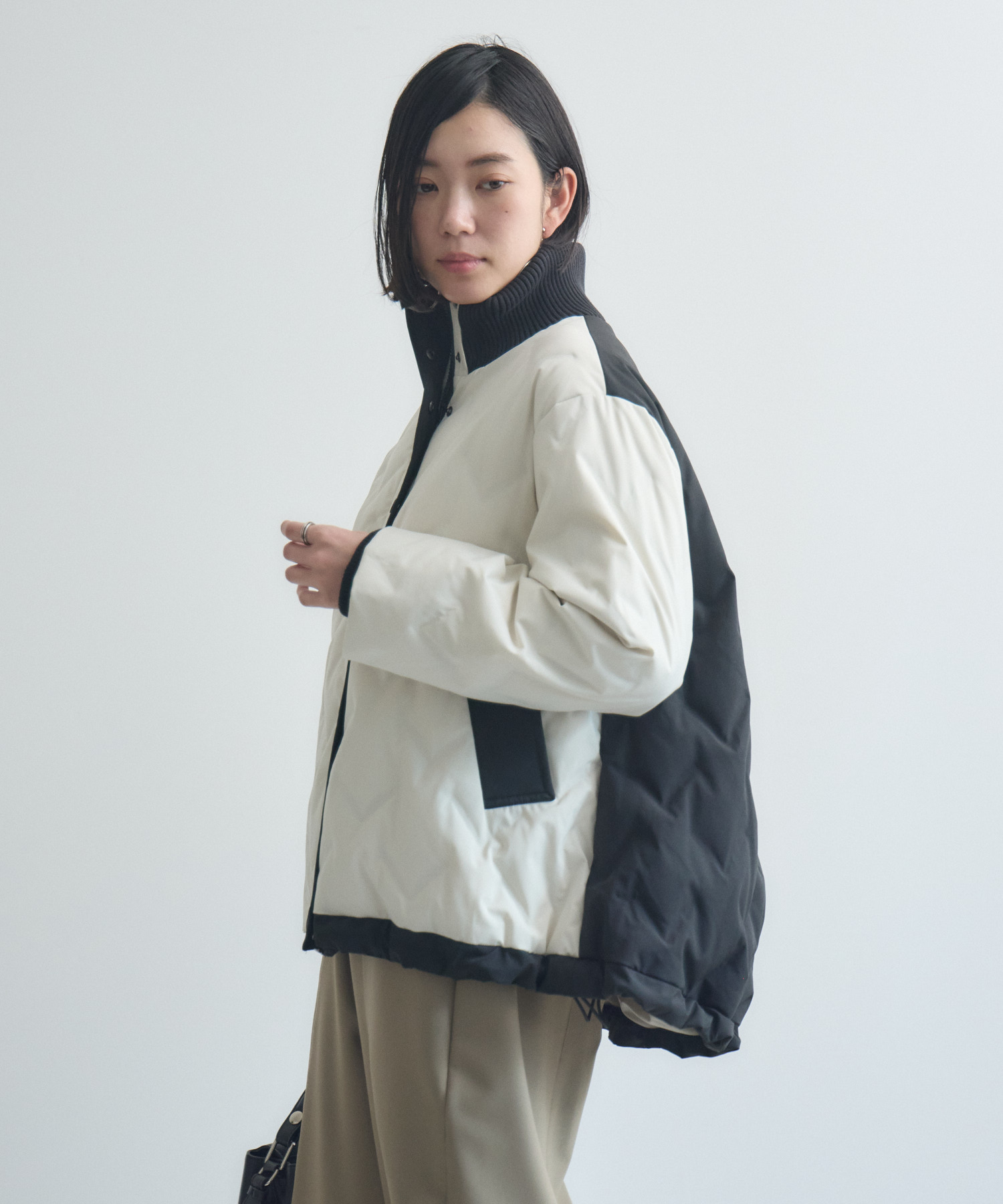 バックタックフレアダウンジャケット | IKG crossing