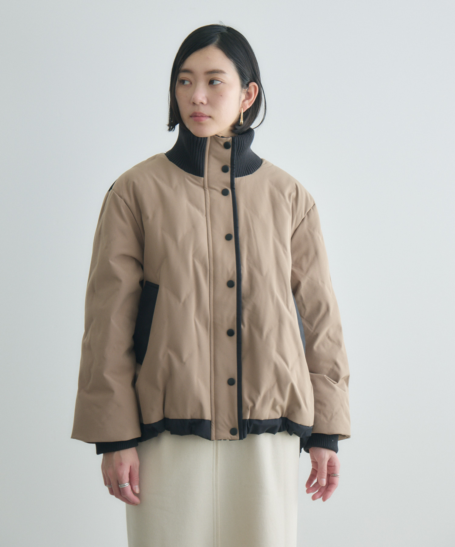 バックタックフレアダウンジャケット | IKG crossing