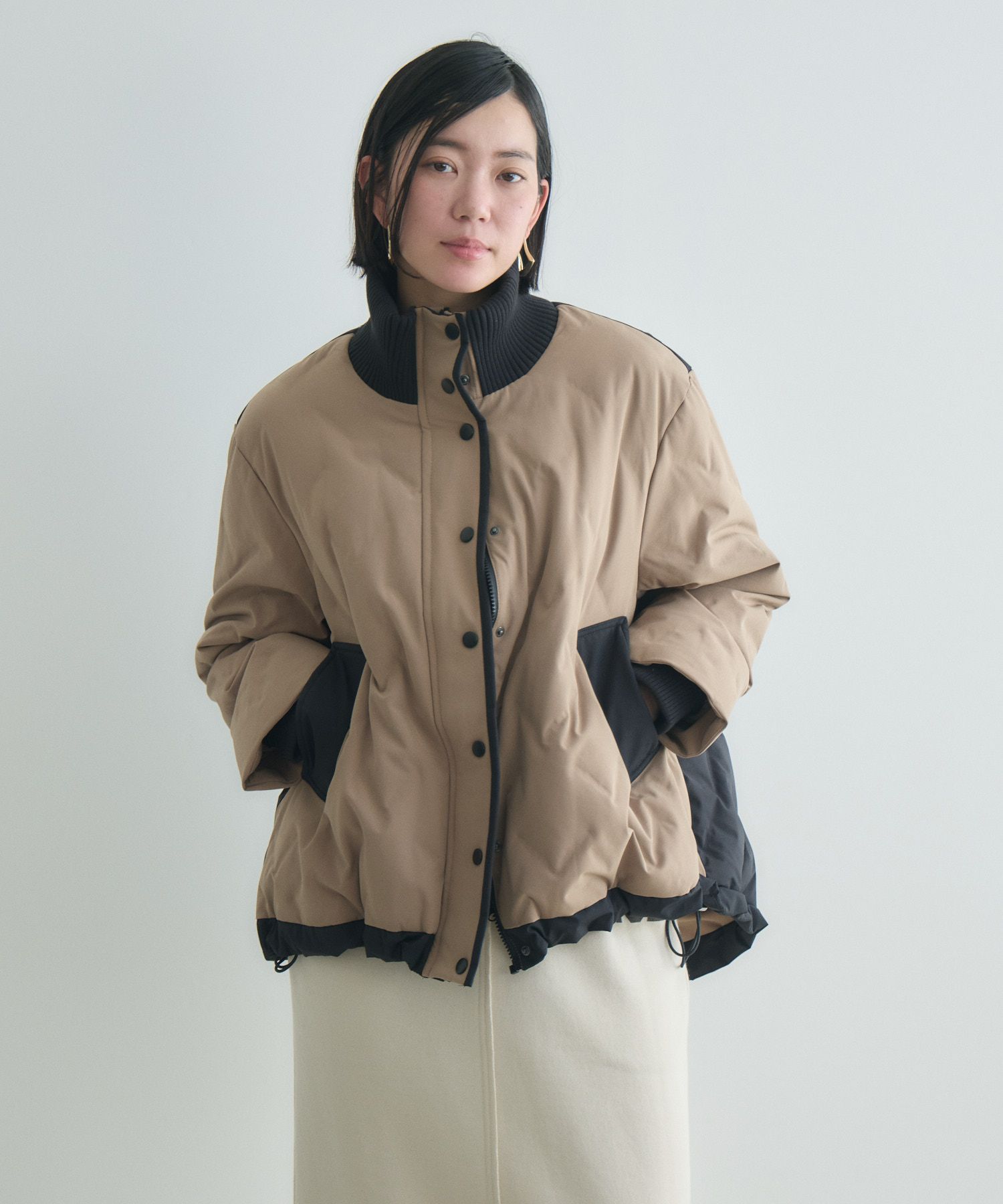 バックタックフレアダウンジャケット | IKG crossing