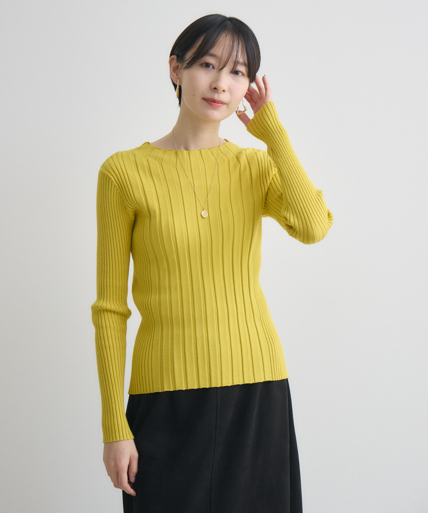 カラーリブニット | IKG crossing