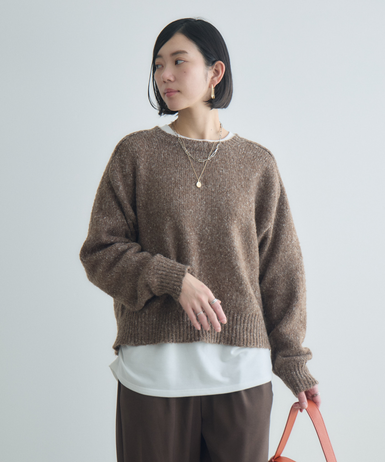 sugarページ SUGAR ROSE メランジニットトップス | IKG crossing