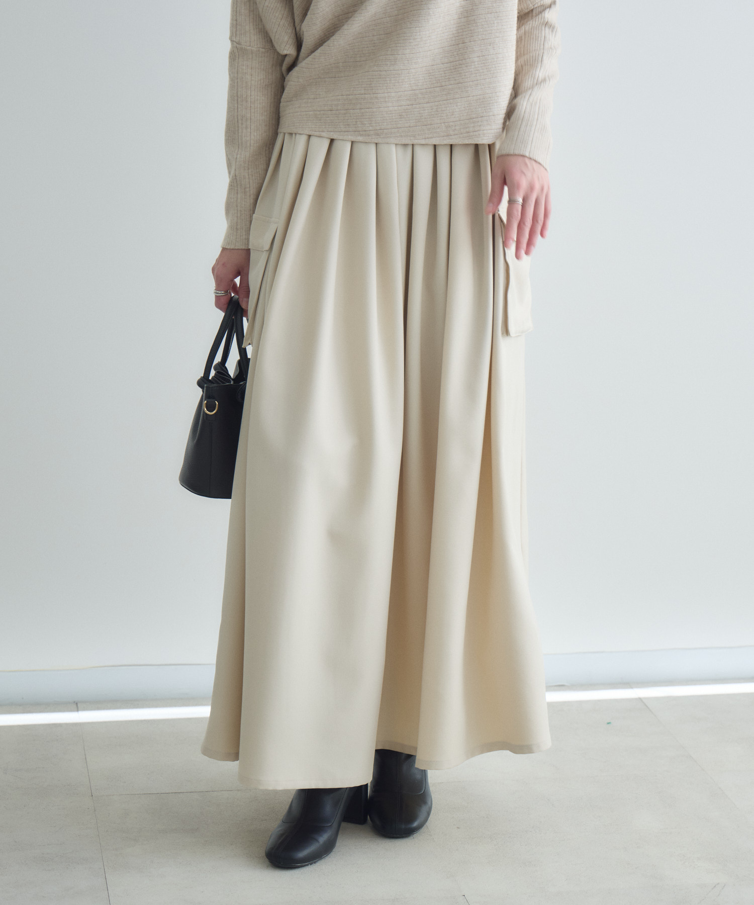 SUGAR ROSE カーゴデザインフレアスカート | IKG crossing