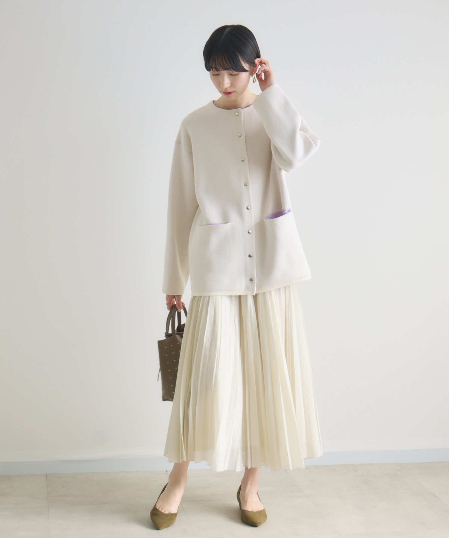 ダブルフェイスニットカーディガン | IKG crossing