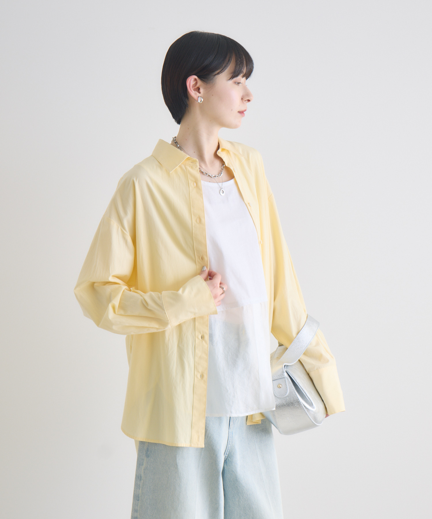 cloche タックイン風カラーシャツ | IKG crossing