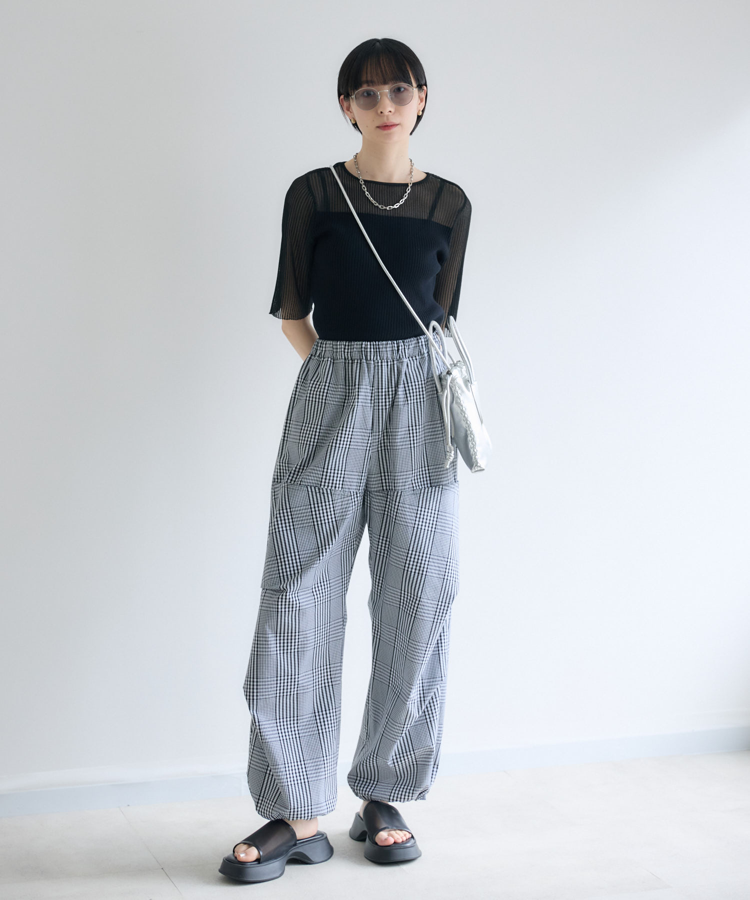 残りわずか】cloche シアーリブニットトップス | IKG crossing