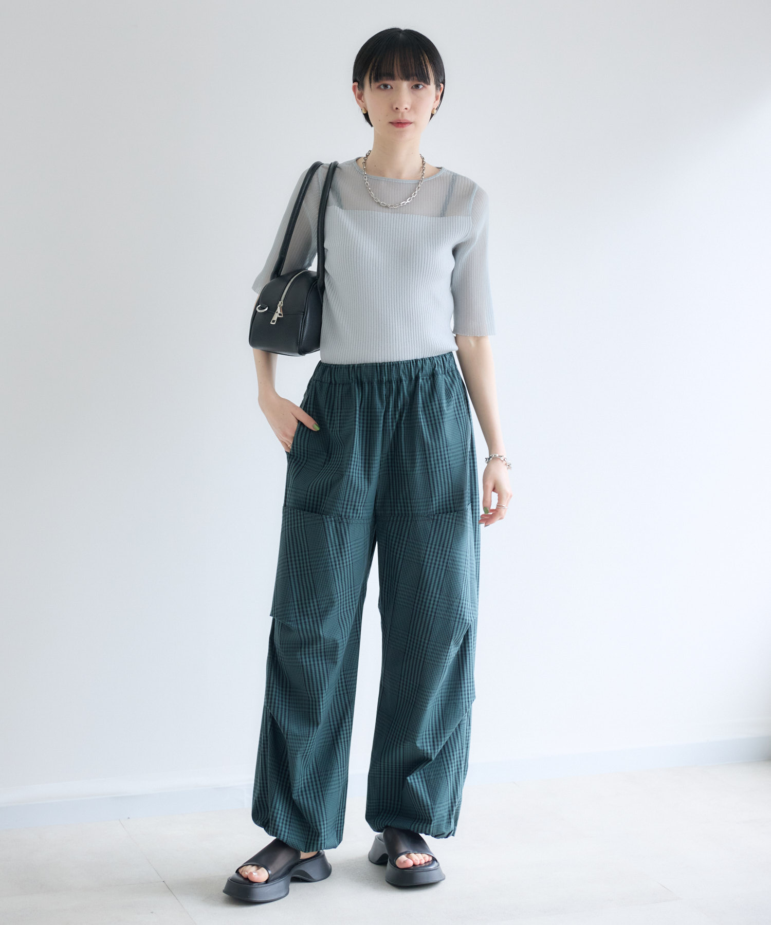 残りわずか】cloche シアーリブニットトップス | IKG crossing